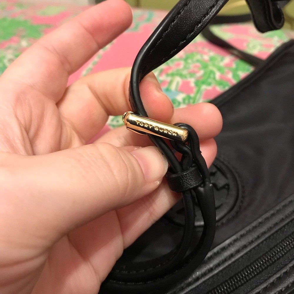 Tory Burch Ella Nylon Black crossbody bag - Picture 10 of 12